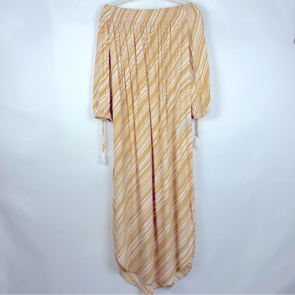 Faithful The Brand Yellow Striped Long Dress Size XS - Picture 3 of 13